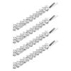 Ipetboom 2 Pairs Metal Crystal Hairpins Rhinestone Bobby Pins for Women Sparkly Hair Clips Fashion Hairpin Set view 1