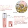 Hubceuo Portable Nano Mister Mini Steamer Atomization Eyelash Extensions with Mirror Pink view 2