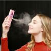 Hubceuo Portable Nano Mister Mini Steamer Atomization Eyelash Extensions with Mirror Pink view 3