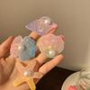 Hair Pins Artificial Shell Pearl Starfish Hair Clip Set Resin Alligator Hair Clips Seashell Hair Clips Princess Clip Beach Mermaid Hairpin Headwear Styling Hair Accessories For Girls Women Ladies Hair view 2