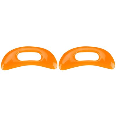 Beavorty 2pcs Natural Beeswax Scraping Board Three Color Resin Gua Tool for Body Relief Meridian Rolling Rib Board Yellow for Facial Tension and Circulation Boost