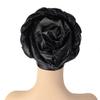 Turban Head Wrap Scarf African Women Soft Long Scarf Shawl Hair Boho Headwrap Stretch Headband Tie (Black, One Size) view 2