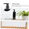 Amosfun 2pcs Black Soap Bottle Press Pump Refillable Shampoo and Lotion Dispenser for Easy Use for Home Decor Pet Container for Body Wash and Shower Gel view 2