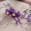 1 pcs Rabithenn 6.69inch Huilan Hairclip Chinese Hanfu and Style Retro Flower with Metal Handmade Hair Clip Hair Accessories for Women Girls Long Hair (Huilan Hair Clip) view 2
