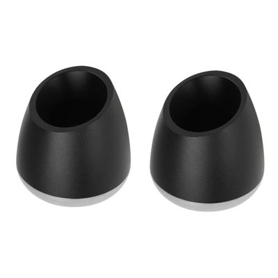 NOLITOY 2pcs Aluminium Alloy Shaving Razor Stand Manual Shaving Holder Rustless Smooth Edges for Tidy Bathroom