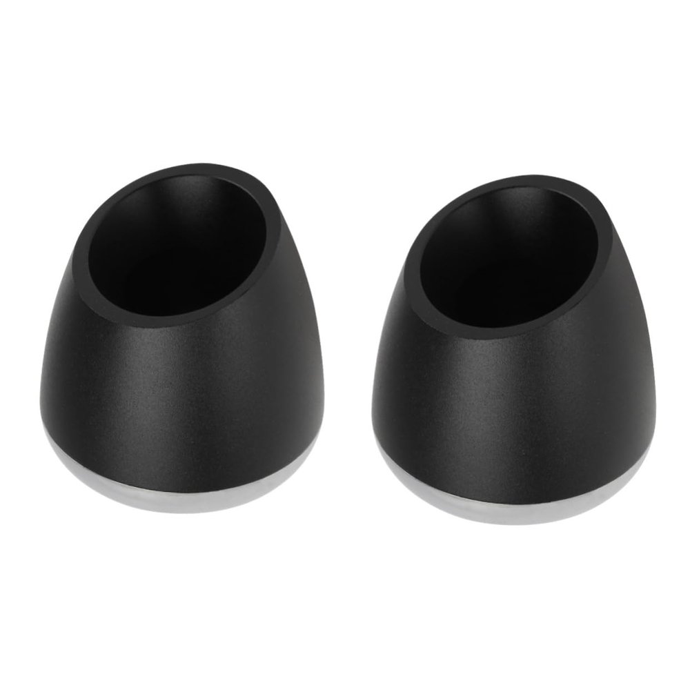 NOLITOY 2pcs Aluminium Alloy Shaving Razor Stand Manual Shaving Holder Rustless Smooth Edges for Tidy Bathroom