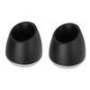 NOLITOY 2pcs Aluminium Alloy Shaving Razor Stand Manual Shaving Holder Rustless Smooth Edges for Tidy Bathroom view 1