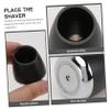 NOLITOY 2pcs Aluminium Alloy Shaving Razor Stand Manual Shaving Holder Rustless Smooth Edges for Tidy Bathroom view 3