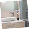NOLITOY 2pcs Aluminium Alloy Shaving Razor Stand Manual Shaving Holder Rustless Smooth Edges for Tidy Bathroom view 4