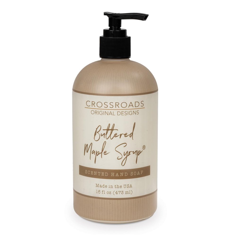 Crossroads Original Designs Buttered Maple Syrup Soap - 16 oz., Scented Hand Soap