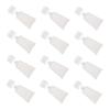 Mikinona 12pcs Travel Lotion Bottles Squeeze Tube Containers for Liquid Cosmetics Leakproof Dispenser for Shampoo Lotion and Sunscreen for Travel and Toiletries view 1