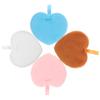 Mikinona 4pcs Heart Shaped Makeup Powder Puff Portable Facial Pads for Loose Powder Application Durable and Comfortable Cosmetic Sponge for Natural Makeup Finish view 1