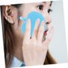 Mikinona 4pcs Heart Shaped Makeup Powder Puff Portable Facial Pads for Loose Powder Application Durable and Comfortable Cosmetic Sponge for Natural Makeup Finish view 3