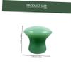 Beavorty 6pcs Green Mushroom Shaped Facial Massagers Natural Aventurine Scraping Boards for Improved Circulation and Comfortable Beauty Tools for Spa and Home Use view 3