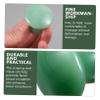 Beavorty 6pcs Green Mushroom Shaped Facial Massagers Natural Aventurine Scraping Boards for Improved Circulation and Comfortable Beauty Tools for Spa and Home Use view 4