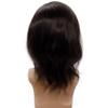 Civmo 12inch Toupee for Men 100% European human hair Pieces Replacement Systems Swiss Lace Front Mono Lace Top Thicker PU Around 8x10 Inches Hairpieces (#3 Dark Brown Color, 10x8INCH) view 4
