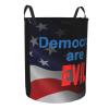 Democrats Are Evils Circular Hamper Lasting Organization Bedroom Bathroom Dcor view 3