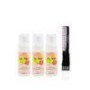 kuss Inebrya Ice Cream Curly Plus Mousse (5 oz) with Teasing Comb Pack of 3 view 1