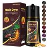 Coffee Hair Dye, Hair Dye Shampoo for Men and Women, Hair Color Shampoo For Home Use, Shampoo Para Canas, Hair Dye Shampoo 3 in 1, 16.9 Fl Oz (Coffee) view 1
