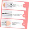 FRCOLOR 3pcs Oil Absorbent Pads for Face Volcanic Face Roller Makeup Reapply Tool Control Massage view 3