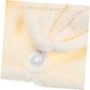 Mikinona 2pcs Coral Fleece Quick-dry Hair Towel Wraps Soft Absorbent Shower Caps for Hair Types Convenient Drying view 4