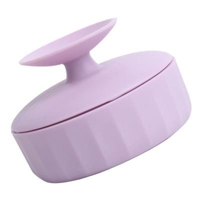 Mikinona Travel Makeup Brush Cleaner Box Dual-use Silicone Compact Easy to Clean Makeup Tool for Home Travel Use