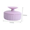 Mikinona Travel Makeup Brush Cleaner Box Dual-use Silicone Compact Easy to Clean Makeup Tool for Home Travel Use view 3