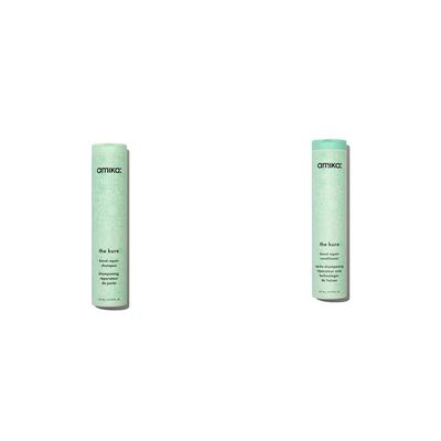 amika the kure bond repair shampoo & conditioner, 275ml each