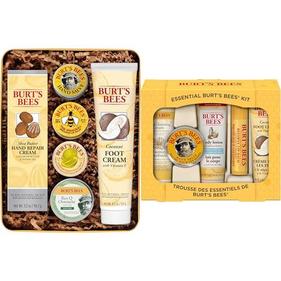 Burt's Bees Easter Basket Stuffers, Classics Gifts Set, 6 Products in Giftable Tin  Cuticle Cream & Easter Basket Stuffers, Essential Everyday Beauty Gifts Set, 5 Travel Size Products