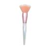 Outanaya Golden Round Head Makeup Brush for Loose Powder Lightweight Plastic Handle Soft White Bristles for Application Cat Paw Design Portable and Durable Cosmetic Tool view 1