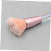 Outanaya Golden Round Head Makeup Brush for Loose Powder Lightweight Plastic Handle Soft White Bristles for Application Cat Paw Design Portable and Durable Cosmetic Tool view 2