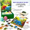 Bath Bombs for Kids with Surprise Toys Inside Plus Dinosaur Puzzle - Set of 9 Organic Dino Egg Bath Bombs, Bath Bombs for Kids with Surprise Inside, Kids Bath Bombs with Jungle Toys Inside 12-Pack view 3