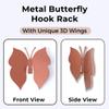 ARTiLETTO Butterfly 3D Wall Hooks for Bedroom. Wall-Mounted Butterfly Design, add a Playful Touch While stylishly Holding Coats, Backpacks, Purses, Jewelry, and Towels view 2