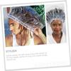 UTHCLO Shower Cap for Adults Reusable Bathing Hat for Long Hair Design for Men and Women Durable and Convenient Hair Protection The Shower view 4