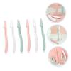 FRCOLOR 18pcs Facial Hair Removal for Women Eyebrow Trimmer Easy to Hold and Grip for Grooming Tools Face Razor for Women Compact and Portable view 4