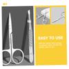 NOLITOY 1set Stainless Steel Eyebrow Grooming Tools Eyebrow Scissors and Precision Tweezers for and Trimming for Home Use Travel view 3