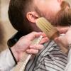 Baluue Beard Grooming Brush Ergonomic Wooden Handle Lightweight Design for Easy Carrying for Neat and Clean Beard Maintenance for Men Grooming Routine view 3