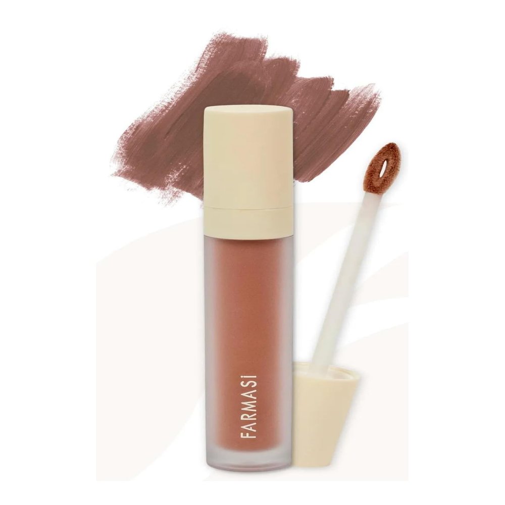 FARMASi Make Up Matte Liquid Lipstick, Long-Lasting and Ultra-comfortable, High-Impact, Lightweight, Organic, Pure Pigments 0.14 fl.oz (Money Maker)