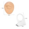 6ixGosh Soft Silicone Body Parts Model Elegant DIY Body Piercing Kit Human Body Part Displays Set Silicone Ear Mouth Nose Eye Tongue Navel Model for Piercing Practice and Jewelry Display, Eye view 2