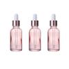 BFLCTTBD 3PCS Glass Tincture Jars Dropper Vials Bulk Glass Dropper Bottles Serum Bottles Eye Drop Container Oil Dropping Bottles Diffuser Dropper view 1