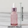 BFLCTTBD 3PCS Glass Tincture Jars Dropper Vials Bulk Glass Dropper Bottles Serum Bottles Eye Drop Container Oil Dropping Bottles Diffuser Dropper view 4
