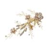Beatifufu Elegant Pearl Edge Hair Clip for Women Bridal Hairpin Floral Hair Pin Flower Clip for Wedding Party Prom view 1