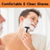 CXYARY 110 Pcs Twin Blade Disposable Razors With Clear Safety Cap, Shaving Razors Bulk for Men &Women, Stainless Steel Blade, Multipurpose Portable Shave Razor for Bathing Hotel Travel, Black view 3