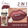 NinthAvenue Basics Lip Liner and Lipstick Set, 12 Colors, Non-stick Cup, Long-lasting and Waterproof, Matte Finish (8) view 4
