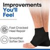 Moisturizing Socks | Cracked Heel Treatment with Aloe Vera | Moisturizer Foot Callus Remover | Aloe Socks for Cracked Heels & Dry Cracked Feet | Lotion Infused Gel Heel Socks (Fits Most) view 4
