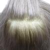 Healthlif Mens Toupee Human Hair Piece For Men 0.1mm-0.12mm Poly Skin Toupee Human Hair Replacement Mens Hairpieces Protesis Capilar Para Hombre 8X10#1B90#1B Off Black+90% Grey 100% Density view 4