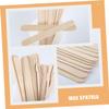 FOMIYES 200pcs Wooden Waxing Sticks Smooth Wax Applicator Spatulas for Hair Removal and Home Use for Areas and Precise Application view 2