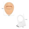 6ixGosh Soft Silicone Body Parts Model Elegant DIY Body Piercing Kit Human Body Part Displays Set Silicone Ear Mouth Nose Eye Tongue Navel Model for Piercing Practice and Jewelry Display, Lip view 2