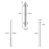 6ixGosh Soft Silicone Body Parts Model Elegant DIY Body Piercing Kit Human Body Part Displays Set Silicone Ear Mouth Nose Eye Tongue Navel Model for Piercing Practice and Jewelry Display, Right-ear view 3