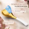 Running man Ice Globes -Facial Skin Care Tools for Women, Cryo Sticks -Unbreakable Stainless Steel and Special Design, Esthetician Supplies Cooling Spa Globes view 3
